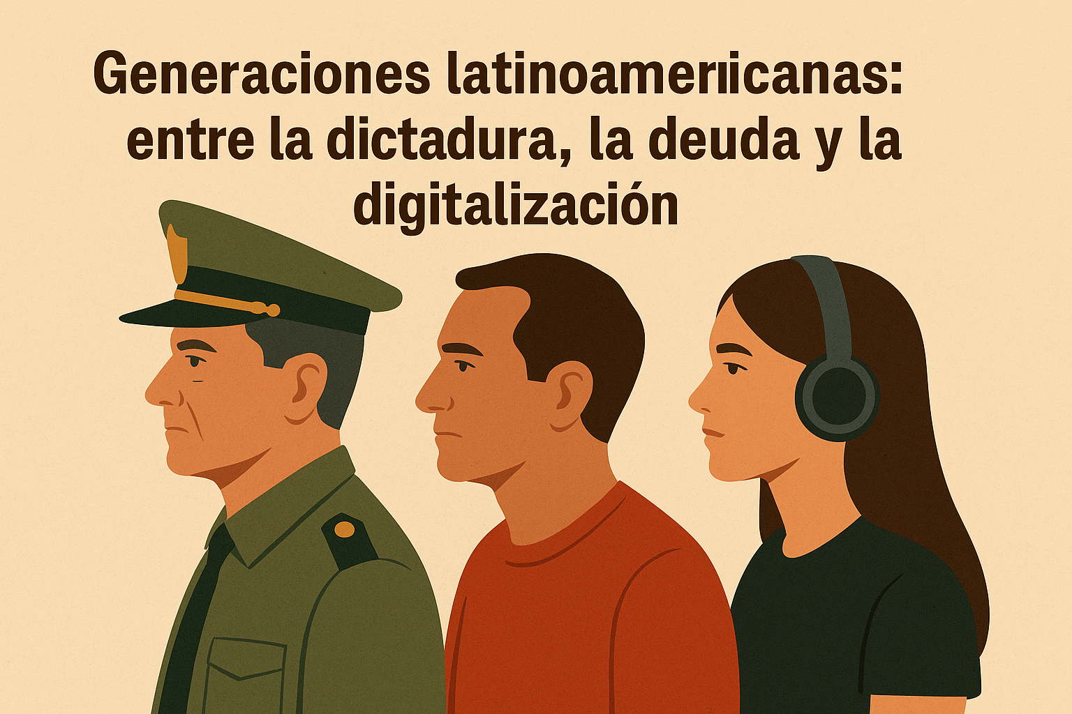 Generaciones latinoamericanas: entre la dictadura, la deuda y la digitalización